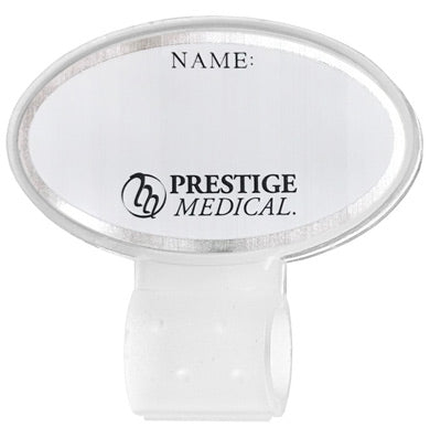 Printed Stethoscope ID Tag  by Prestige/   Butterflies Grey