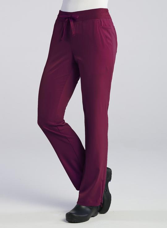 Ladies Modern Yoga Pants by Maevn (Tall) XS-3XL / WINE