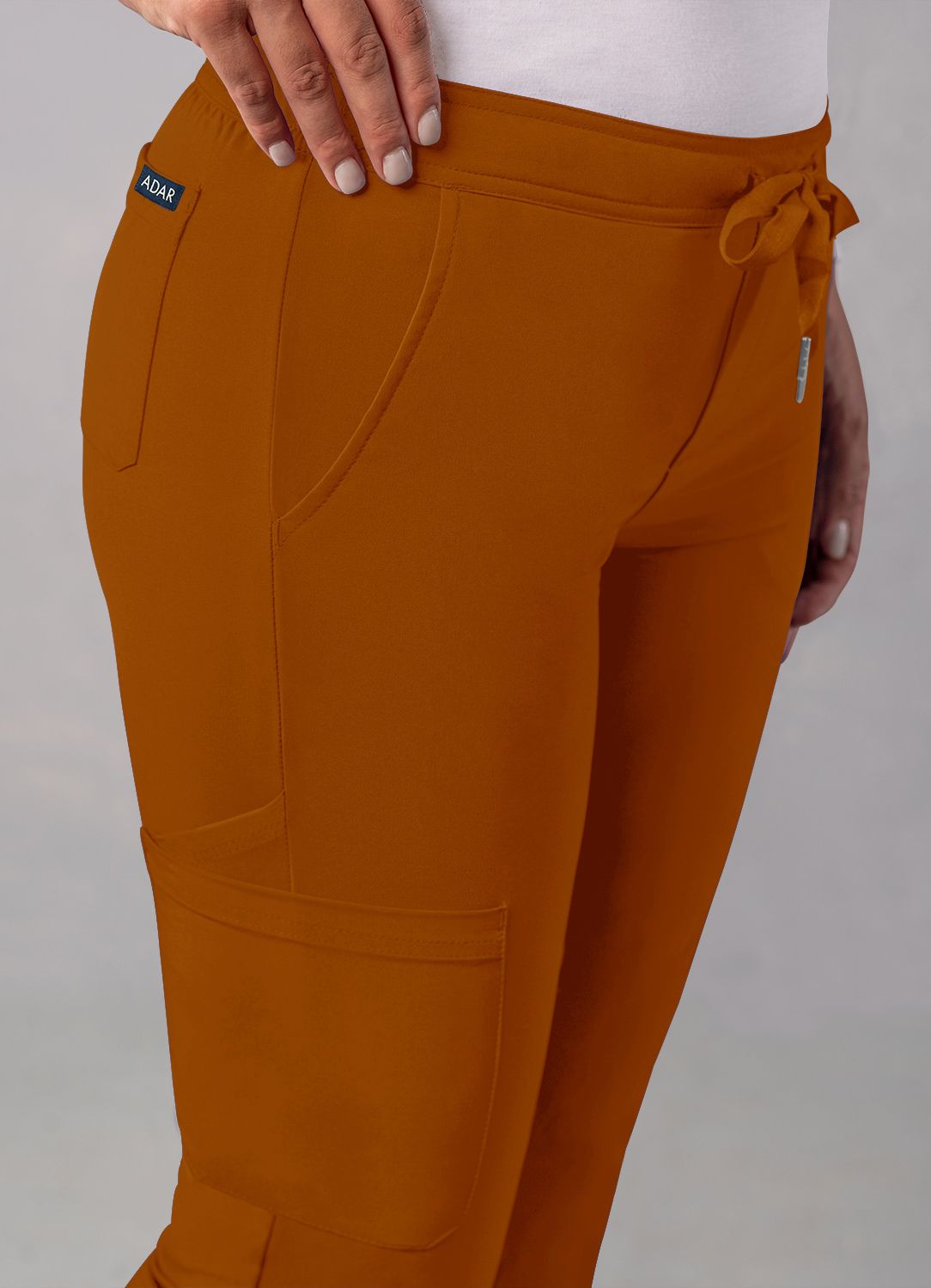 Addition Women's Skinny Leg Cargo Pant  by Adar (Regular) XXS-3XL Caramel