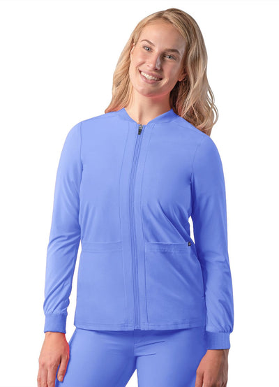 Addition Women's Bomber Zipped Jacket by Adar XXS-3XL / CEIL BLUE