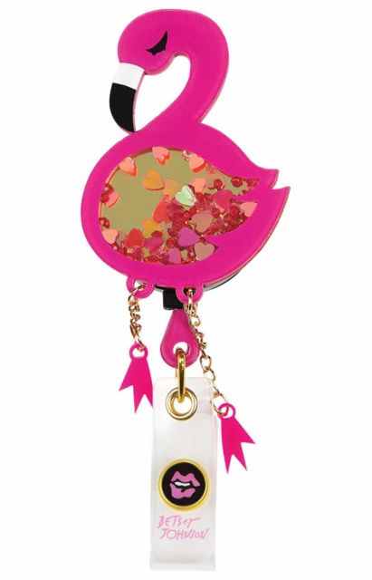 Betsey Retractable Badges Flamingo by KOI
