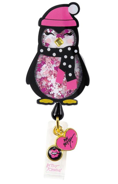 Betsey Retractable Badges Penguin by KOI