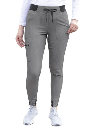 Pro Heather Collection Jogger Scrub Pant by Adar XS-3XL (Tall) / HEATHER  GREY