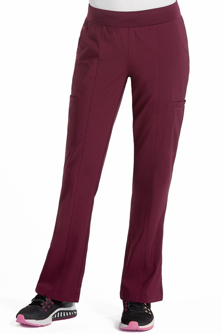 Yoga 2 Cargo Pocket Pant by Med Couture (Regular) XS-4XL / Wine
