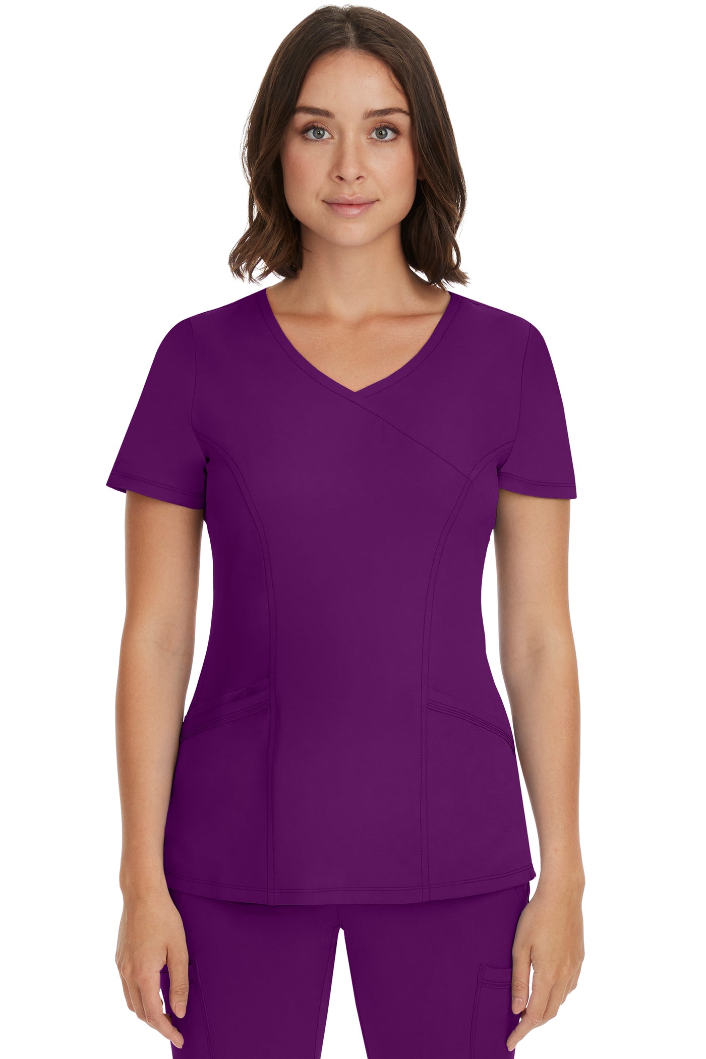 MADISON TOP by Healing Hands XXS-5XL/ EGGPLANT